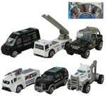Kép 1/2 - Truck Team: Rendőrségi 6 db-os kisautó szett 1/64-es