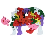 Kép 4/4 - ABC fa oktató boci puzzle