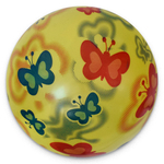 Kép 4/4 - Pillangó mintás gumilabda több színváltozatban 23 cm-es