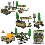 Kép 1/13 - Katonai játékszett járművekkel és kiegészítőkkel többféle változatban
