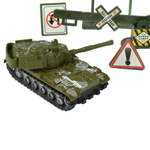 Kép 3/13 - Katonai játékszett járművekkel és kiegészítőkkel többféle változatban