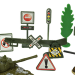 Kép 4/13 - Katonai játékszett járművekkel és kiegészítőkkel többféle változatban