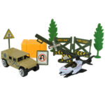 Kép 6/13 - Katonai játékszett járművekkel és kiegészítőkkel többféle változatban