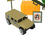 Kép 7/13 - Katonai játékszett járművekkel és kiegészítőkkel többféle változatban