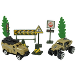 Kép 10/13 - Katonai játékszett járművekkel és kiegészítőkkel többféle változatban