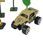 Kép 11/13 - Katonai játékszett járművekkel és kiegészítőkkel többféle változatban