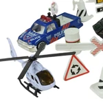 Kép 5/10 - Rendőrségi játékszett helikopterrel és kiegészítőkkel kétféle változatban