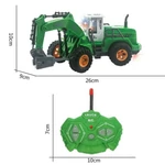 Kép 2/2 - RC Truck zöld távirányítós munkagép 1/30 27MHz