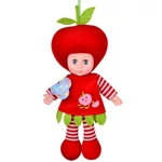 Kép 1/2 - Rongytestű baba alma vagy eper jelmezben 36 cm-es 1 db