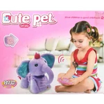 Kép 5/5 - RC Cute Pet: Távirányítós plüss elefánt kiegészítőkkel 2.4GHz-es