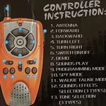Kép 8/12 - RC interaktív TalkBot robot narancssárga színben 2,4GHz