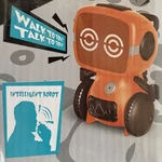 Kép 9/12 - RC interaktív TalkBot robot narancssárga színben 2,4GHz