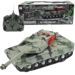 Kép 1/4 - RC Távirányítós M1 Abrams tank fény és hangeffektekkel 1/32-es méretarány 22 cm