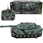 Kép 1/4 - RC Távirányítós M1 Abrams tank fénnyel és hanggal 1/32-es méretarány 22 cm