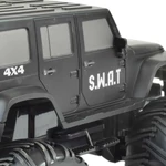 Kép 5/5 - SWAT fekete színű RC off-road terepjáró 1/14