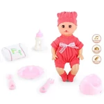 Kép 2/2 - Pisilő baba hanggal és kiegészítőkkel 33 cm
