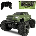 Kép 1/5 - RC Off-Road Military távirányítós katonai Pick-Up terepjáró fénnyel 27 MHz 29 cm 1/14-es méretarány