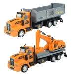 Kép 7/8 - City Truck Átalakítható építőipari teherautó jelzőtáblákkal 1/48