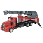 Kép 6/9 - City Truck Átalakítható tűzoltósági teherautó jelzőtáblákkal 1/48