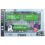 Kép 9/9 - City Truck Átalakítható szemétszállító teherautó jelzőtáblákkal 1/48