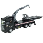 Kép 8/9 - City Truck Átalakítható rendőrségi teherautó jelzőtáblákkal 1/48