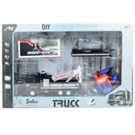 Kép 9/9 - City Truck Átalakítható rendőrségi teherautó jelzőtáblákkal 1/48