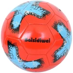 Kép 1/9 - Műbőr focilabda színes kereszt mintával 23 cm