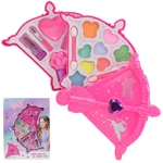 Kép 1/5 - Sparkle & Glitter nyíl alakú kétszintes sminkpaletta kiegészítőkkel