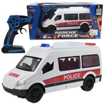 Kép 1/3 - RC Rescue távirányítós rendőrségi kisbusz 2,4GHz 1/12