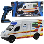 Kép 1/4 - RC Rescue távirányítós fehér mentőautó 2,4GHz 1/12