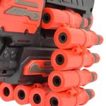Kép 4/10 - War Strike fekete-piros szivacslövő fegyver tölténnyel