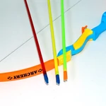 Kép 3/5 - Íj szett tapadókorongos nyílvesszőkkel 55 cm