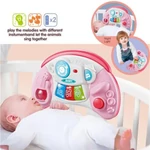 Kép 2/2 - Foglalkoztató bébijáték fény és hang effektekkel pink színben