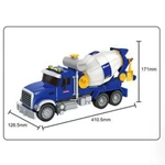 Kép 2/2 - ToyStar mixer teherautó kék színben fény és hang effektekkel 41 cm