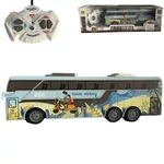 Kép 1/4 - RC Távirányítós Travel Holiday City Busz fénnyel 27MHz 1/32