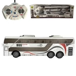 Kép 1/4 - RC Távirányítós Travel Bus Station Busz fénnyel 27MHz 1/32