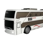 Kép 2/4 - RC Távirányítós Travel Bus Station Busz fénnyel 27MHz 1/32