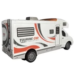 Kép 2/4 - RC Távirányítós Touring Car lakóautó fénnyel 27MHz 1/32
