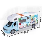 Kép 4/4 - RC Távirányítós Holiday Travel lakóautó fénnyel 27MHz 1/32