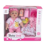 Kép 1/2 - Baby Dolls újszülött baba fürdőszettel, kétféle változatban
