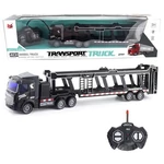 Kép 1/2 - RC Cargo Truck távirányítós autószállító kamion fénnyel 1/48 27mHz