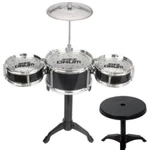 Kép 1/2 - Jazz Drum 4 részes állványos játék dobfelszerelés dobszékkel