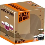 Kép 1/2 - Jazz Drum állványos 4 részes kék dob játékszett