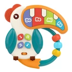 Kép 2/4 - Music World: Zenélő tukán zongora 14 cm