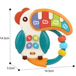 Kép 3/4 - Music World: Zenélő tukán zongora 14 cm