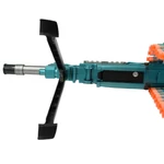 Kép 15/15 - SuperShoot: Elektronikus M249-es szivacslövő gépfegyver töltényekkel és akkuval 81 cm