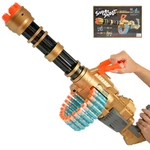 Kép 1/11 - SuperShoot Elektronikus óriás szivacslövő gépfegyver töltényekkel és akkuval 70 cm