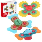 Kép 1/5 - Happy World: Baby spinner 3 db-os állatos készségfejlesztő játékszett