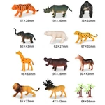 Kép 2/2 - Dino World: Vadállatok figura szett