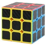 Kép 2/2 - Cube World: Bűvös kocka karbon mintával 3×3-as